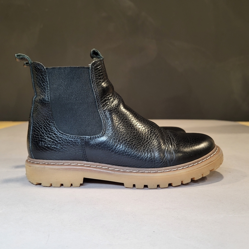 Angulus Chunky Chelsea Boot - Black, Kids Size EU 33